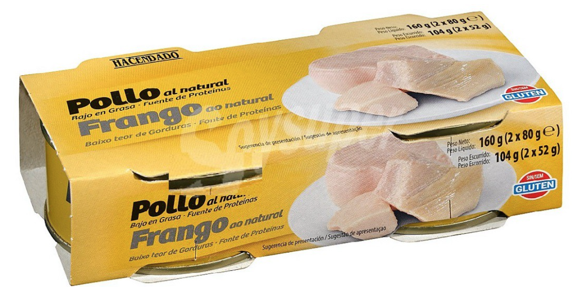 Ensalada de berros, tomate y aguacate con pollo en lata y vasito de arroz al curry.